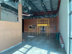 finishing the interior walls